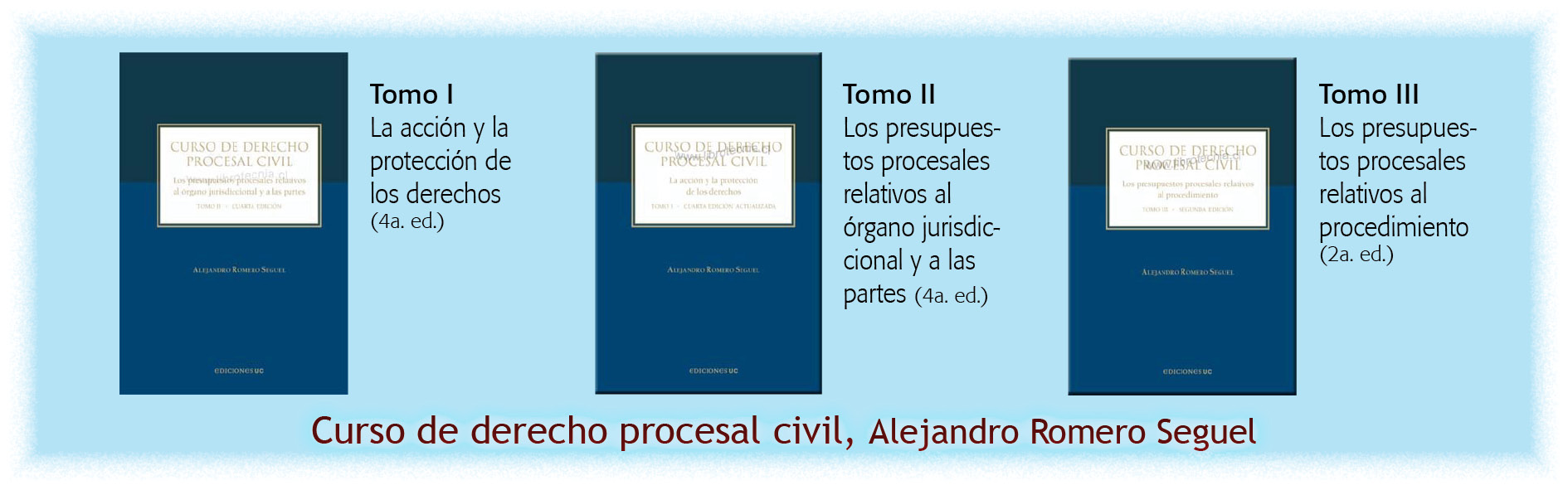 Curso derecho procesal civil Romero Seguel