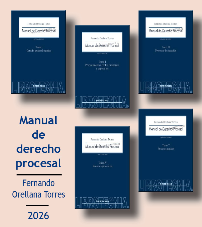 Manual de derecho procesal Fernando Orellana 5 tomos
